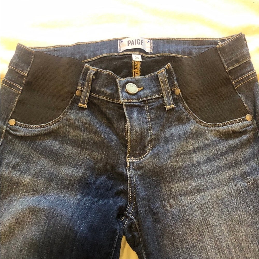 PAIGE ultra skinny maternity jeans 24